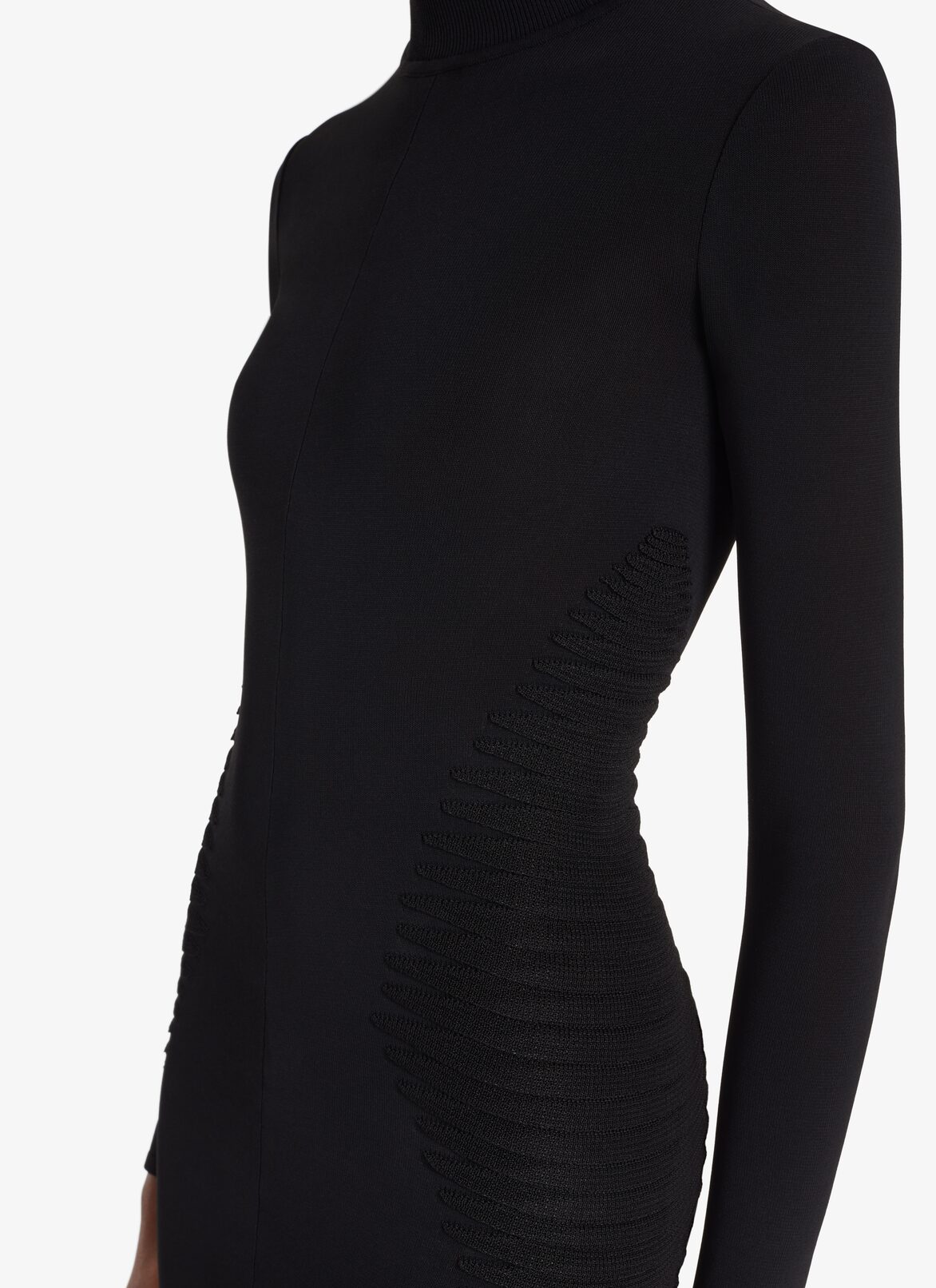 Long black dress ALAÏA BLACK LONG BLACK DRESS
